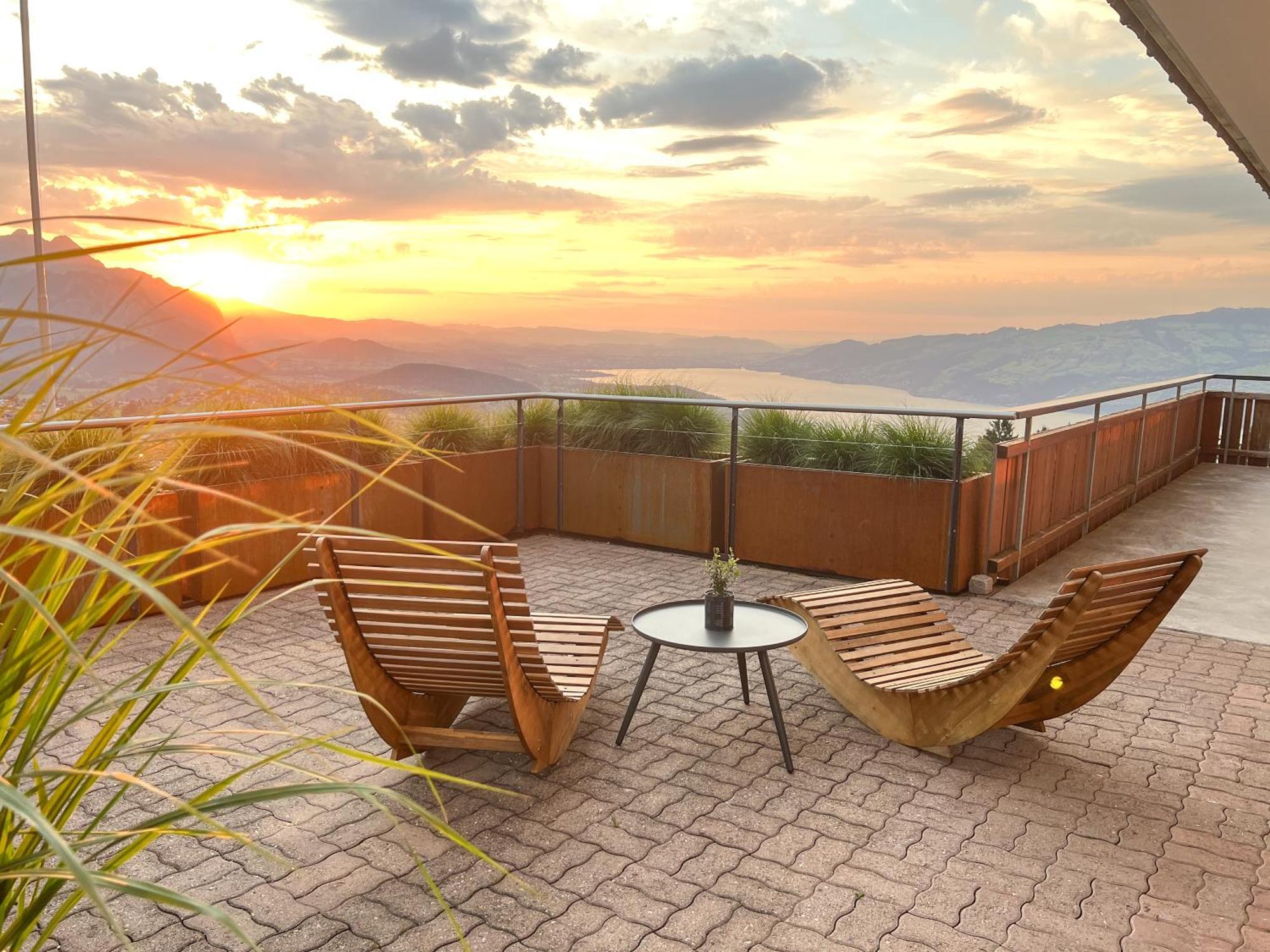 Auszeit-Hotel Z Aeschiried Aeschi Bei Spiez Luaran gambar